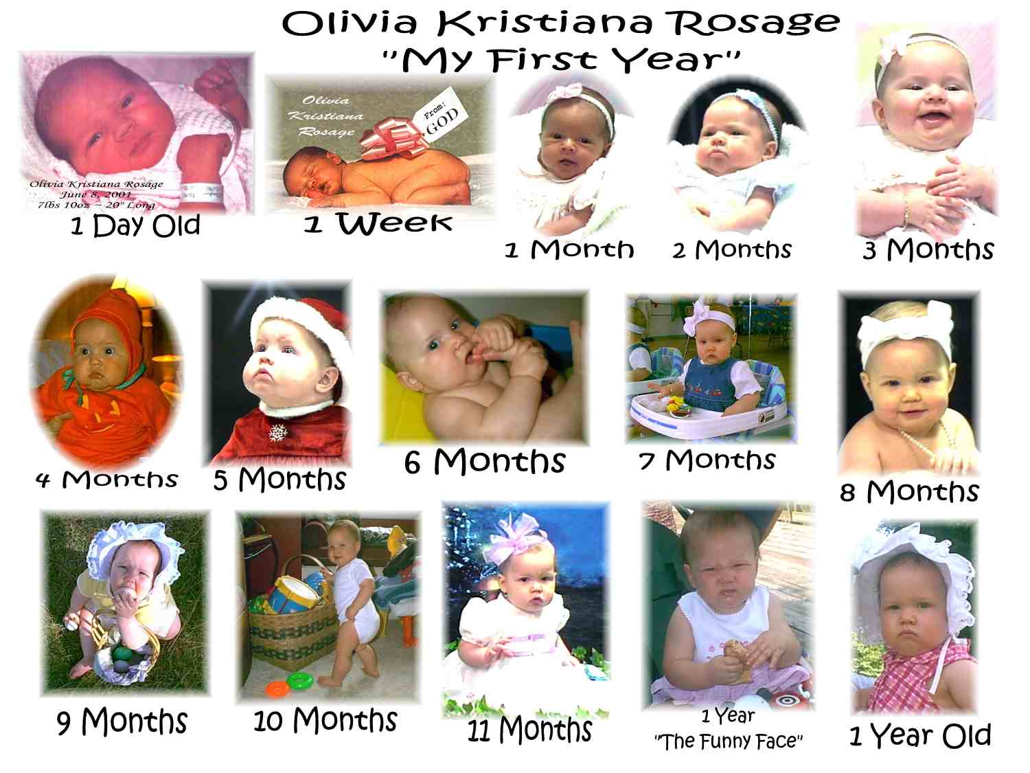 Olivia's 1st Year!